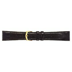 SEIKO|セイコー 紳士用牛革ワニ型押(切身はっ水ステッチ付) DAB3 黒