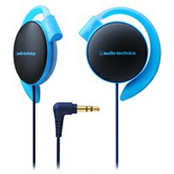 オーディオテクニカ｜audio-technica 耳かけ型 ATH-EQ500 BL ブルー [φ3.5mm ミニプラグ][ATHEQ500BL]