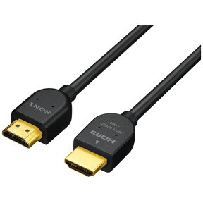 ソニー｜SONY HDMIケーブル ブラック DLC-HJ30 [3m /HDMI⇔HDMI /スリムタイプ /イーサネット対応][DLCHJ30B]