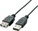 エレコム｜ELECOM 1.5m USB2.0ケーブル 【A】⇔【A】 両面挿しタイプ （ブラック） U2C-DE15BK【rb_ cable_cpn】