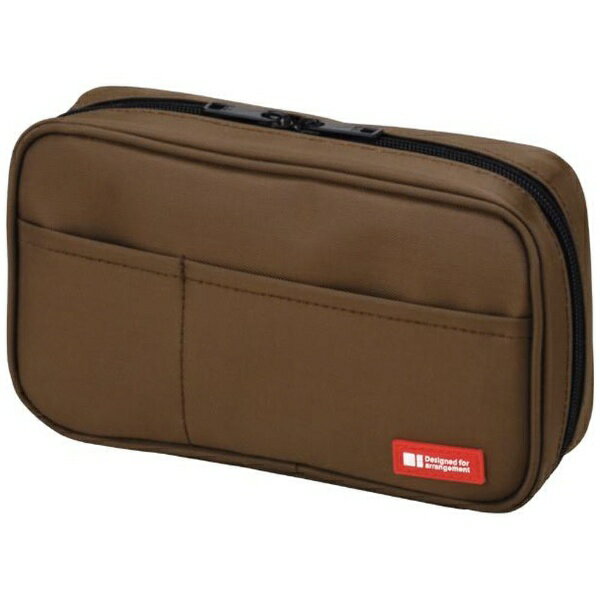 リヒトラブ｜LIHIT LAB. ペンケース［ブックタイプ］ （茶）　A-7551-9[A75519]のサムネイル