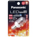 パナソニック｜Panasonic LDT1L-E12/C LED装飾電球 クリア E12 /電球色 /1個 LDT1LE12C