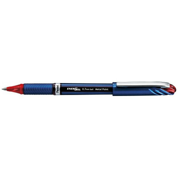 ぺんてる｜Pentel ENERGEL EURO(エナージェル ユーロ) ボールペン ブルー(インク色：赤) BL27-B [0.7mm][BL27B]