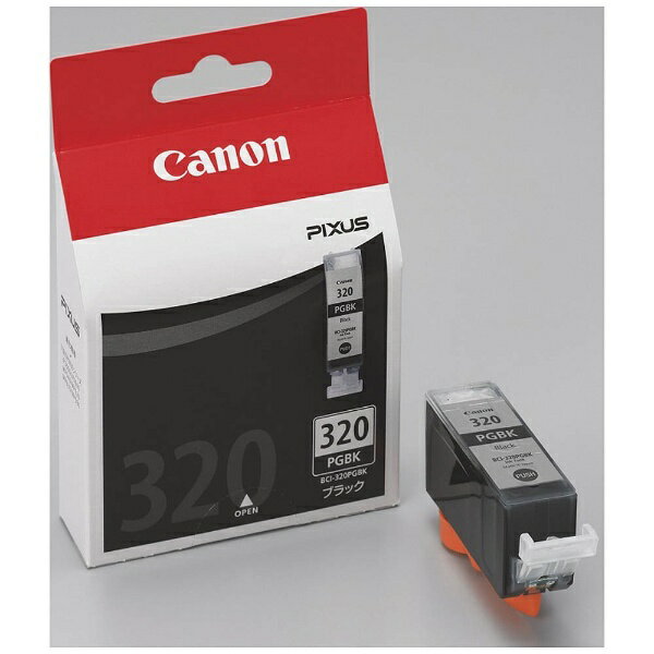Genuine Products - CANON｜キヤノン BCI-320PGBK 純正プリンターインク PIXUS（ピクサス） ブラック[BCI320PGBK]