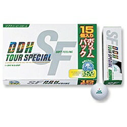 ダンロップ｜DUNLOP ゴルフボール DDH TOUR SPECIAL SF ホワイト TSSF3L15P [15球]【返品交換不可】のサムネイル