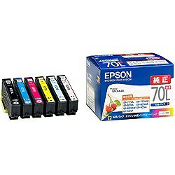 エプソン｜EPSON IC6CL70L 純正プリンターインク 増量タイプ 6色パック IC6CL70L さくらんぼ エプソン70l