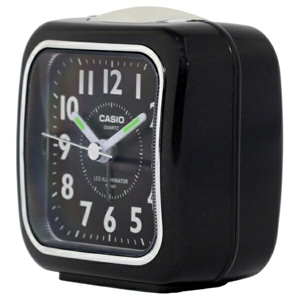 CASIO｜カシオ 目覚まし時計 ブラック TQ-157-1BJF [アナログ][TQ1571BJF]
