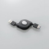 쥳ELECOM 0.7m USB3.0Ĺ֥ AۢΡA᥹ [꥿]ʥ֥åˡUSB3-RLEA07BK[USB3RLEA07BK]rb_pcacc