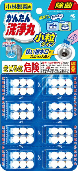 小林製薬｜Kobayashi かんたん洗浄丸 小粒タイプ 1回分 0.55g 6錠 8回分〔キッチン用洗剤〕【rb_pcp】