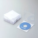 エレコム｜ELECOM Blu-ray/DVD/CD対応 スリムケース 1枚収納×10 ホワイト CCD-JSCS10WH