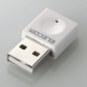 エレコム｜ELECOM WiFi 無線LAN 子機 300Mbps USB2.0 WDC-300SU2Sシリーズ ホワイト WDC-300SU2SWH[WDC300SU2SWH]