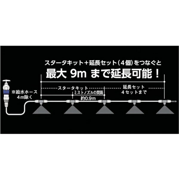 タカギ｜takagi ガーデンクーラーホース10m[GCH12]