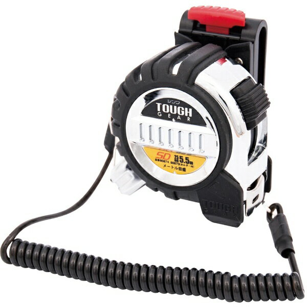 シンワ測定|Shinwa Rules コンベックス タフギアSD25−5.5mホルダー付 80870