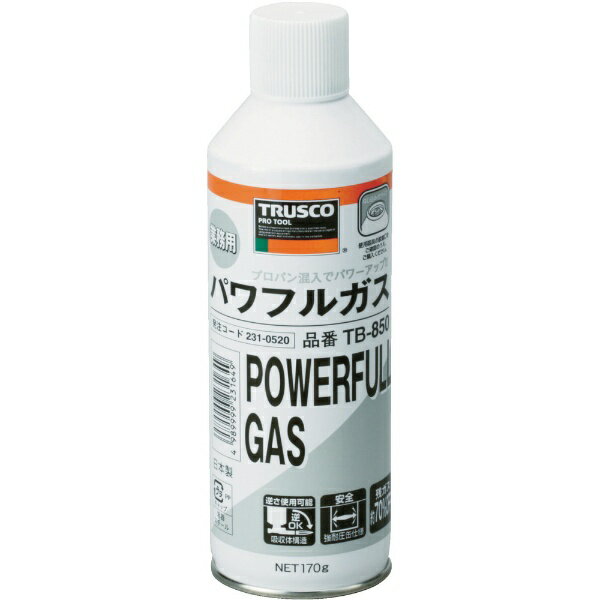 ■TB-800、TB-800T用の替ガスボンベです。【仕様】・内容量（g）： 170・寒冷地対応： ×【注意】・提供不可： chemSHERPA、ミルシート