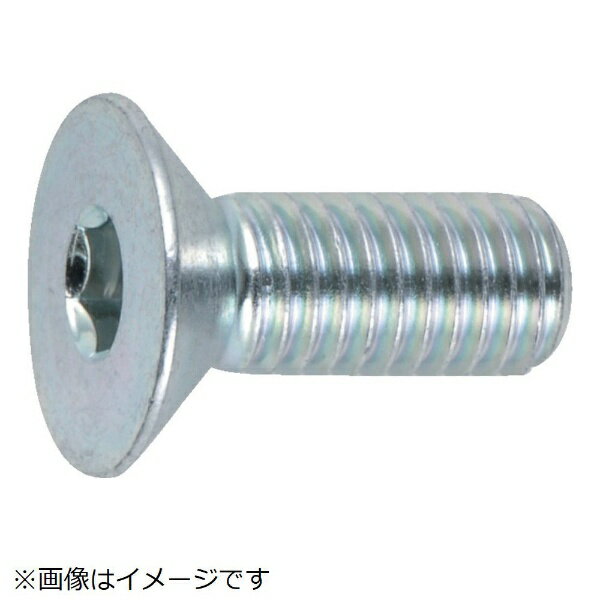 トラスコ中山｜TRUSCO NAKAYAMA 六角穴付皿ボルト三価　白　サイズM6×15　20本入　B7730615...