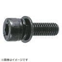 トラスコ中山|TRUSCO NAKAYAMA 六角穴付組込ボルト 三価黒P-3 サイズM3×8 10本入 B8770308(4)