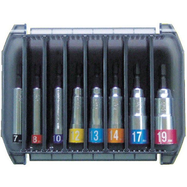 トップ工業｜TOP工業 コンパクトソケット8ホンセット　EDS719CS