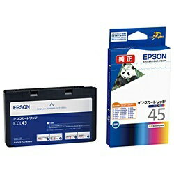 エプソン｜EPSON ICCL45 純正プリンターインク Colorio（カラリオ） 4色一体タイプ[ICCL45]【rb_pcp】