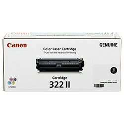 CANON�b�L���m�� CRG-322 II BLK �����g�i�[ �g�i�[�J�[�g���b�W322 �u���b�N[�g�i�[�J�[�g���b�W3222�u���b�N]
