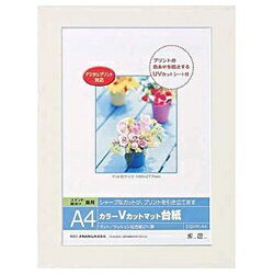 ナカバヤシ｜Nakabayashi Vカットマット台紙 Digio （A4/ホワイト） DGVM-A4-W[DGVMA4W]