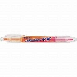 PILOT｜パイロット ［蛍光ペン］ スポットライターVW （水性顔料・太字／細字） ピンク＆オレンジ SVW-..