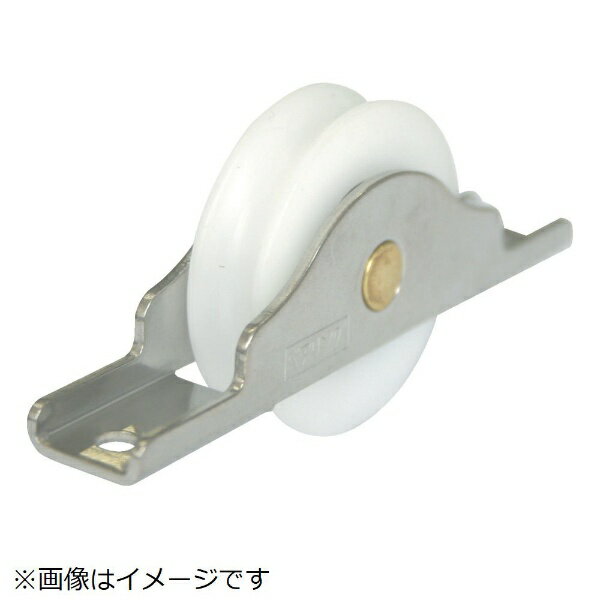 ■ポリアセタール樹脂車輪使用により音が静かです。【用途】・屋内木製建具。（甲丸レール用）【仕様】・車径（mm）： 35・耐荷重（kg）2個使用時： 40・A（mm）： 76・P（mm）： 66・C（mm）： 9・G（mm）： 6.5・D（m...