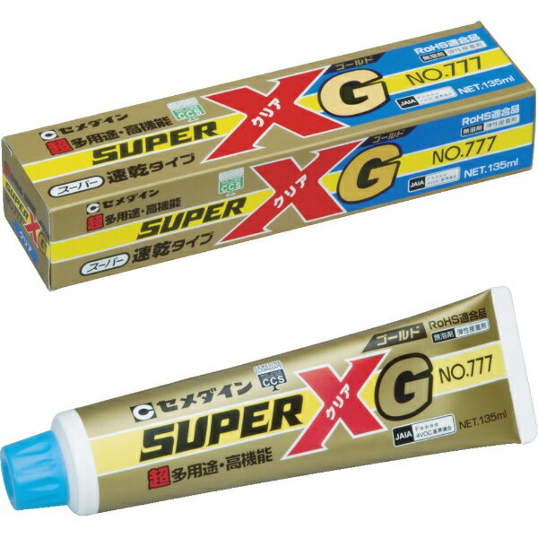 セメダイン｜CEMEDINE スーパーXゴールドNo777クリア 135ml AX115