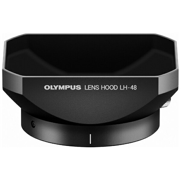 オリンパス｜OLYMPUS 金属レンズフード OLYMPUS（オリンパス） ブラック LH-48BLK 46mm LH48BLK