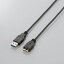 쥳ELECOM 1.5m USB3.0֥ AۢΡmicroB [˺٥]ʥ֥åˡUSB3-AMBX15BKrb_ cable_cpn