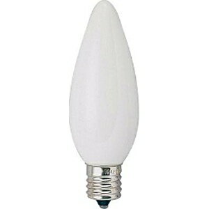 YAZAWA｜ヤザワ C321740F 電球 フロスト [E17 /シャンデリア電球形 /電球色 /1個][C321740]...