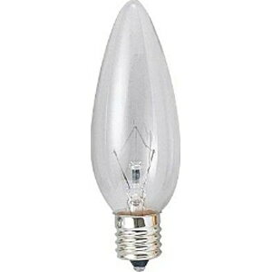 YAZAWA｜ヤザワ C321460C 電球 クリア [E14 /電球色 /1個 /シャンデリア電球形][C321460C]