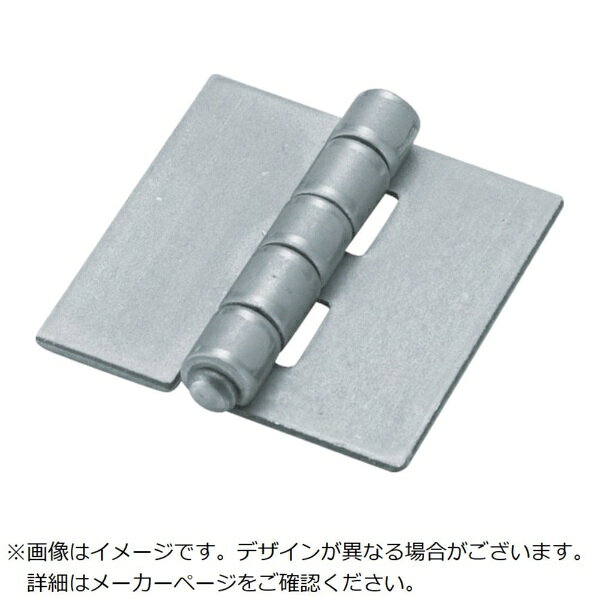 ■溶接で取り付けるスチール製の蝶番です。【仕様】・全長（mm）： 102・幅（mm）： 100・厚さ（mm）： 4.0・D2（mm）： 16.0・耐荷重（kg）2個使用時： 45・表面処理： 生地仕上げ・取付方法： 溶接タイプ・開き角度： 270°【材質／仕上】・スチール（SPHC）