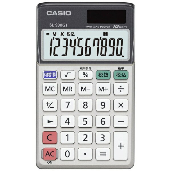 カシオ｜CASIO 手帳型電卓 SL-930GT-N [10