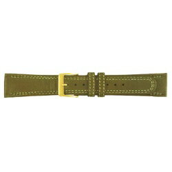 SEIKO|セイコー 紳士用牛革スムース(切身はっ水防臭加工)ダブルステッチ付 DEG1 モスグリーン