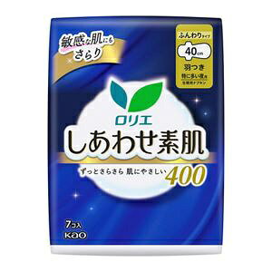 花王｜Kao Laurier(ロリエ) しあわせ素肌 特に多い夜用 羽つき 7コ入〔サニタリー用品(生理用品) 〕 白 biccamera-10452837 楽天ビック(ビックカメラ×楽天) サンプル画像2