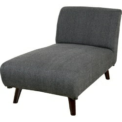 東谷｜AZUMAYA 1人掛けカウチソファ ネオトマソン（W65×D121×H71×SH37cm） SS-96GY グレー[SS96GY]
