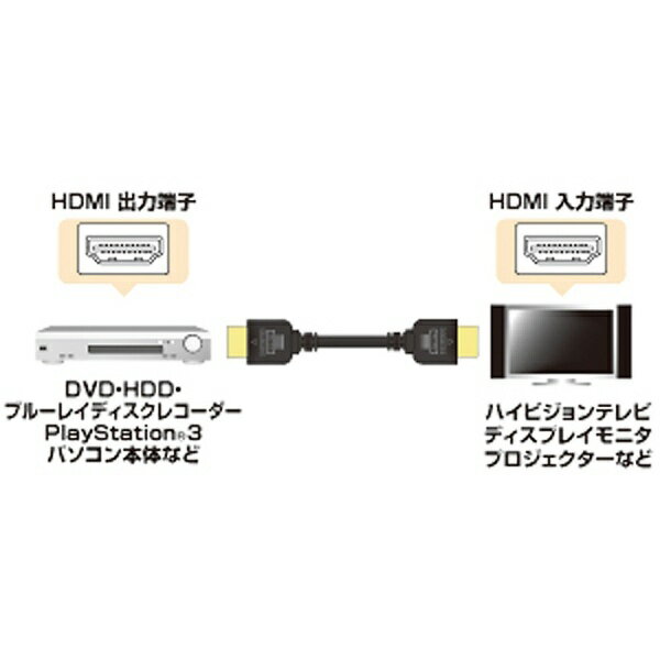 ����掠�ץ饤��SANWA SUPPLY HDMI�����֥� �֥�å� KM-HD20-30H [3m /HDMI��HDMI /�������ͥå��б�][KMHD2030H]