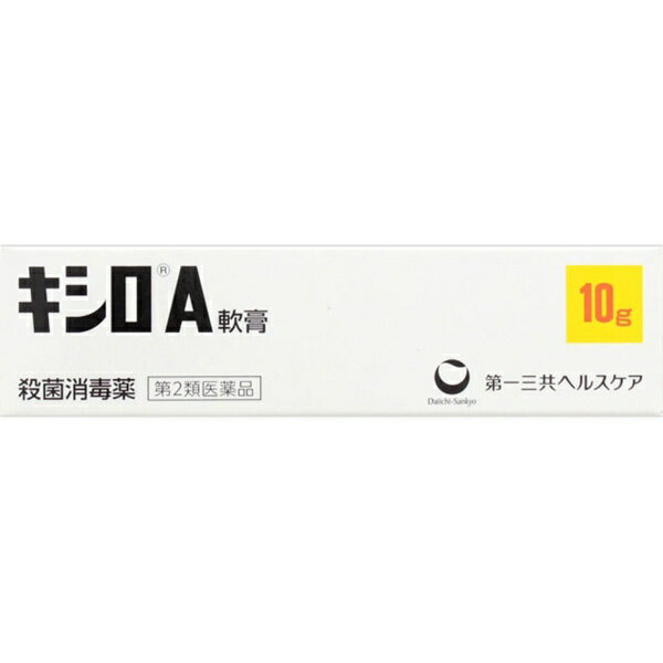 きり傷、すり傷に　3種の有効成分配合1.患部の痛みをはやくしずめ、かゆみ、はれをおさえます2.刺激が少ない油性基剤を使用していますので、傷口をやさしく保護します --------------------------------------------------------------------------------------------------------------文責：川田貴志（管理薬剤師）使用期限：半年以上の商品を出荷します※医薬品には副作用リスクがあり、安全に医薬品を服用して頂く為、お求め頂ける数量を制限しております※増量キャンペーンやパッケージリニューアル等で掲載画像とは異なる場合があります※開封後の返品や商品交換はお受けできません------------------------------------------------------------------------------------------------------------------------------------------------------------------------------------------広告文責：株式会社ビックカメラ楽天　050-3146-7081メーカー：第一三共ヘルスケア　DAIICHI　SANKYO　HEALTHCARE商品区分：指定第二類医薬品----------------------------------------------------------------------------