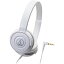 ǥƥ˥audio-technica إåɥۥ ATH-S100 WH ۥ磻 [3.5mm ߥ˥ץ饰][ATHS100WH]