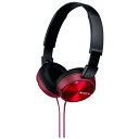 ソニー｜SONY ヘッドホン MDR-ZX310 レッド [