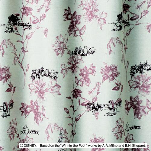 スミノエ｜SUMINOE ドレープカーテン プー/シーン(100×178cm/ピンク)[M1105100X178]