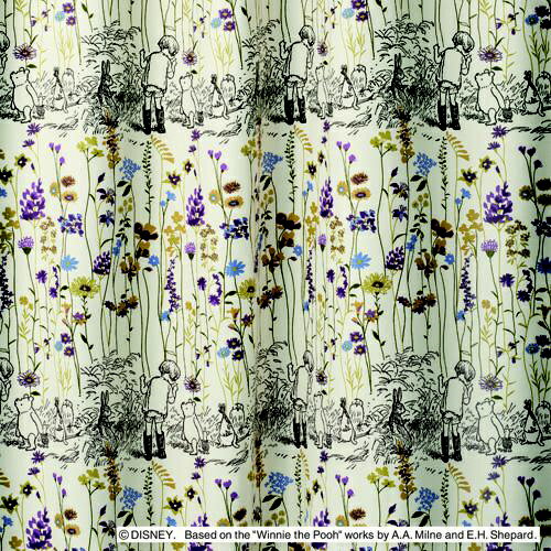 スミノエ｜SUMINOE ドレープカーテン プー/ガーデンプレイス(100×135cm/パープル)[M1107100X135]