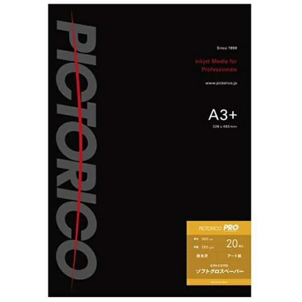 PICTORICO｜ピクトリコ ピクトリコプロ　ソフトグロスペーパー（A3ノビサイズ・20枚）　PPG210-A3+/20[PPG210A3+20]