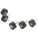 トラスコ中山|TRUSCO NAKAYAMA 軸付ソフトホイール 外径40X厚25X軸6 5個入 320♯ YS425(4)