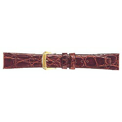 Crocodile （Alligator） - SEIKO｜セイコー 紳士用サイドワニ（切身） こげ茶（美錠：金） DA64