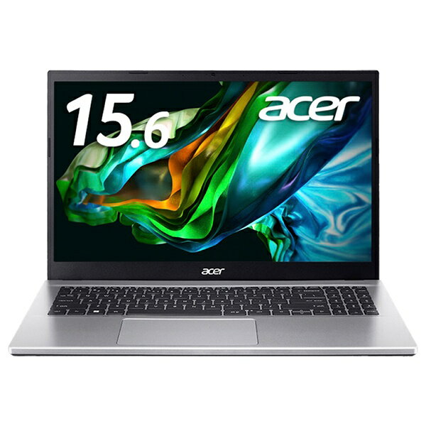 ACER｜エイサー ノートパソコン Aspire 3 ピュアシルバー A315-59-H38U/F [15.6型 /Windows11 Home /intel Core i3 /メモリ：8GB /SSD：256GB /Office HomeandBusiness /2024年3月モデル]