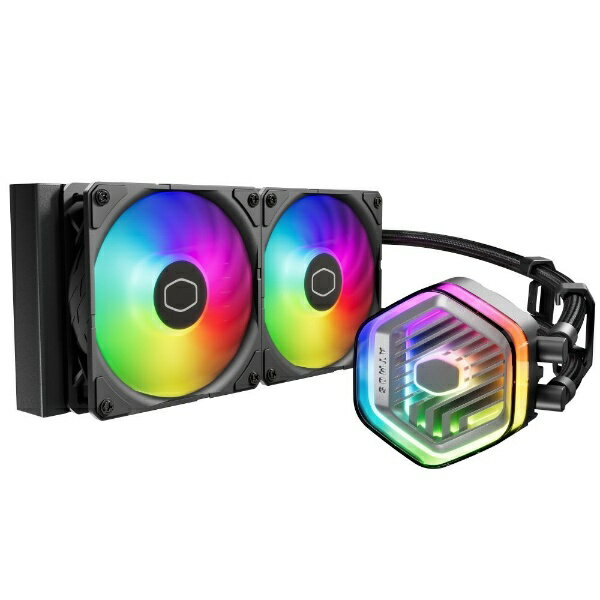 顼ޥCOOLER MASTER CPU顼 120mmեx2 [LGA1700/1200/1156/1155/1151/1150AM5/AM4] MasterLiquid 240 Atmos ֥å MLX-D24M-A25PZ-R1