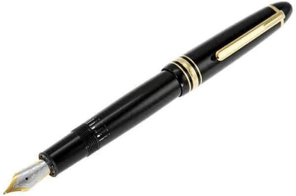 モンブラン｜MONTBLANC 万年筆 F 細字 マイスターシュティック ル グラン ブラック/ゴールド 146F