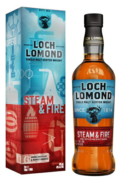 ウイスキー ロッホローモンド スチーム＆ファイア 700ml【ウイスキー】 【代金引換配送不可】