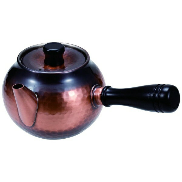 新光金属｜SHINKOUKINZOKU 鎚目急須 横手 純銅赤胴仕上げ